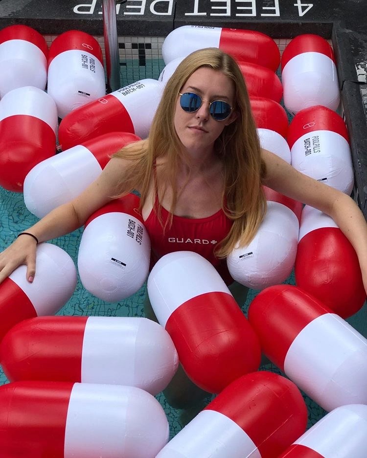 Pool Pills in Pool